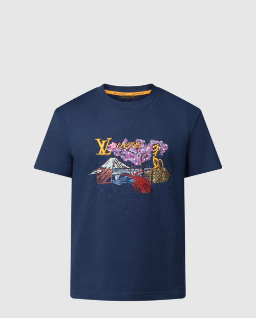[LOUIS VUITTON-루이비통]엠브로이더드 티셔츠 1AIMKV