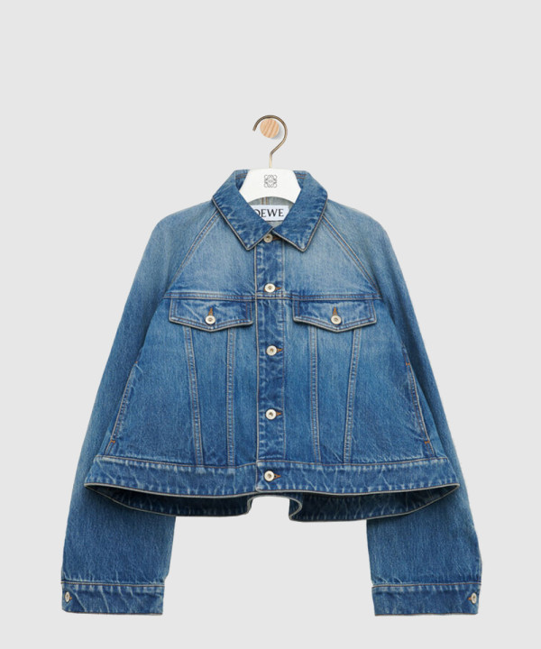 [LOEWE-로에베]트라페즈 재킷 데님