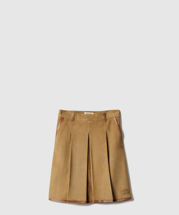 레플리카|이미테이션 miumiu-미우미우플리츠-스웨이드-스커트-mpd814