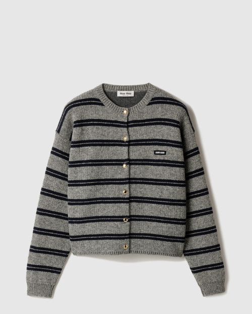 [MIUMIU-미우미우]셰틀랜드 니트 카디건 MMF899