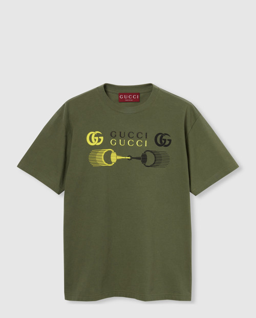 [GUCCI-구찌]프린트 코튼 저지 티셔츠 ‎‎796395