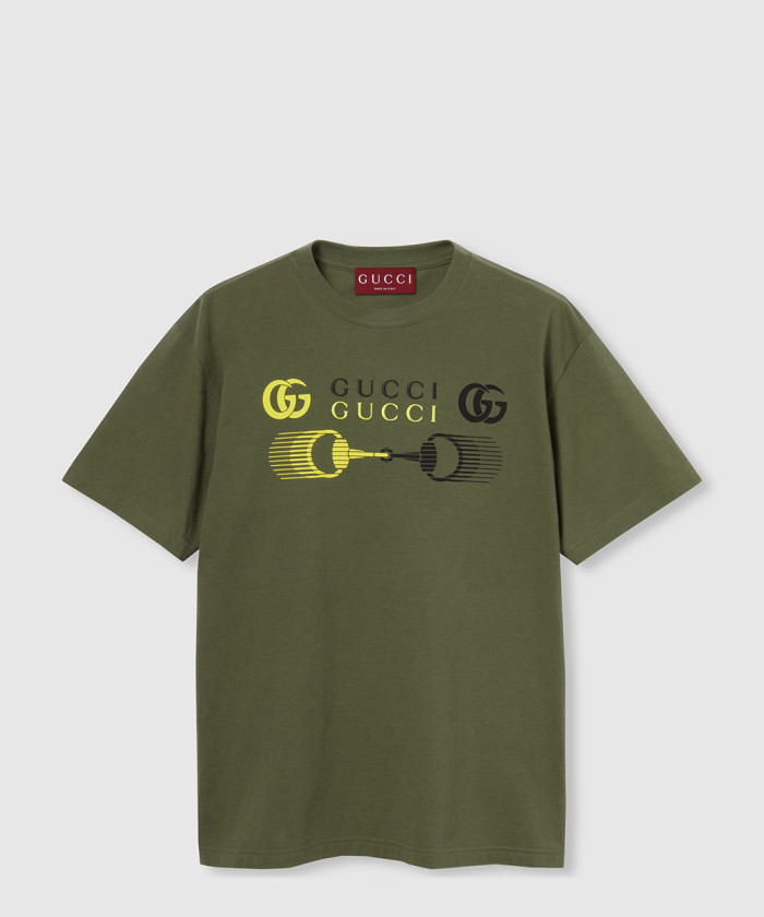 레플리카|이미테이션 gucci-구찌프린트-코튼-저지-티셔츠-796395-14