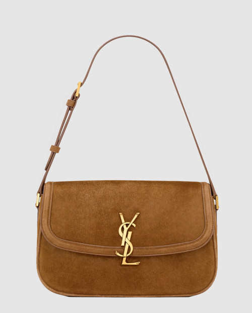 [SAINT LAURENT-생로랑]스웨이드 소재의 solferino 라지백 832332