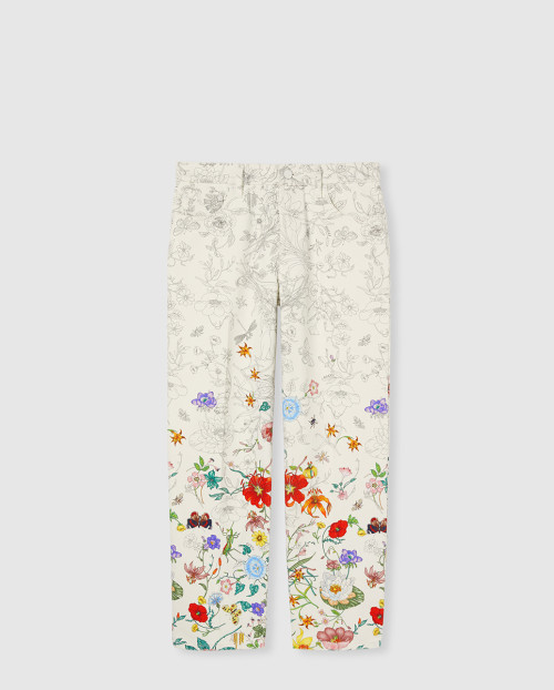 [GUCCI-구찌]프린트 데님 팬츠 812233