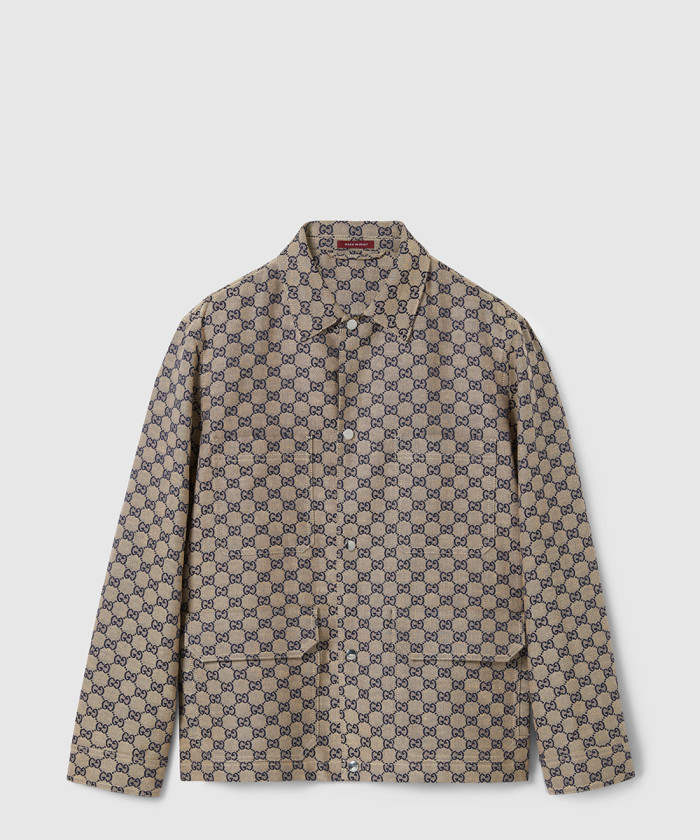 레플리카|이미테이션 gucci-구찌gg-리넨-혼방-캔버스-재킷-784252