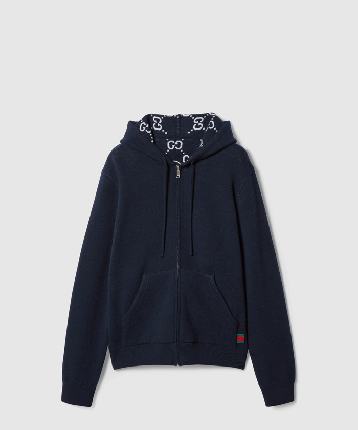 레플리카|이미테이션 gucci-구찌리버서블-gg-울-후드-지퍼-재킷-794935
