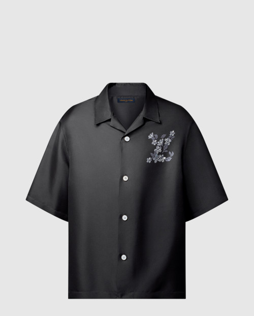 [LOUIS VUITTON-루이비통]프린티드 시그니처 실크 셔츠 1AIMHW