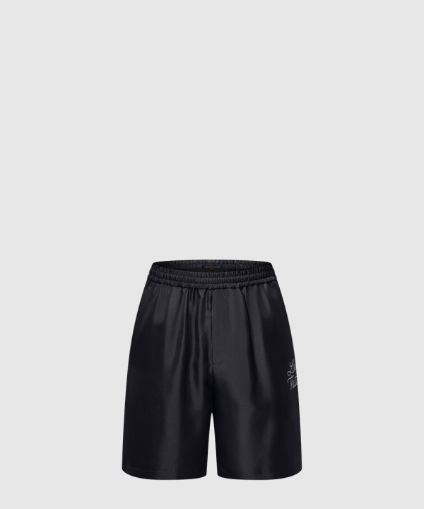 [LOUIS VUITTON-루이비통]프린티드 시그니처 실크 쇼츠 1AIMFX