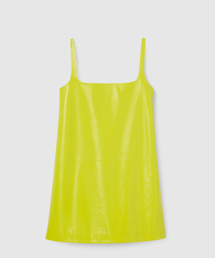 레플리카|이미테이션 gucci-구찌샤이니-레더-미니-a라인-드레스-829997