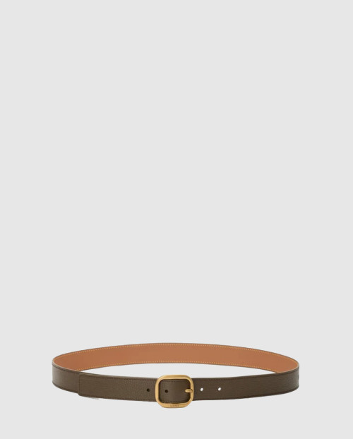 [LOEWE-로에베]유연한 곡물 송아지 가죽의 둥근 소프트 벨트