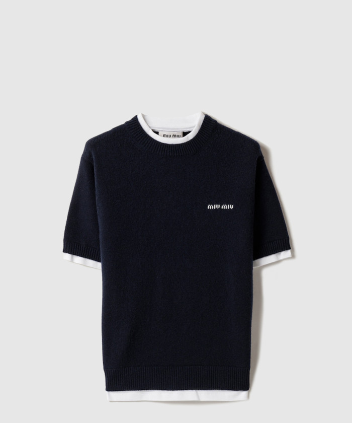 레플리카|이미테이션 miumiu-미우미우캐시미어-크루넥-스웨터-mmlb62