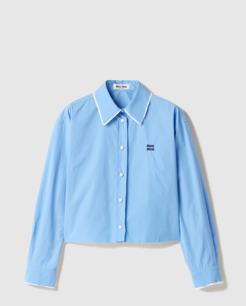 [MIUMIU-미우미우]포플린 셔츠 MK1921