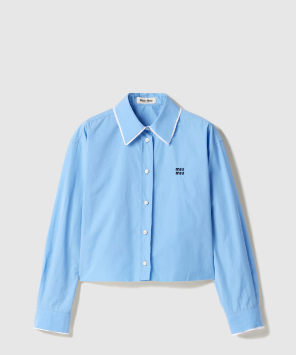 [MIUMIU-미우미우]포플린 셔츠 MK1921