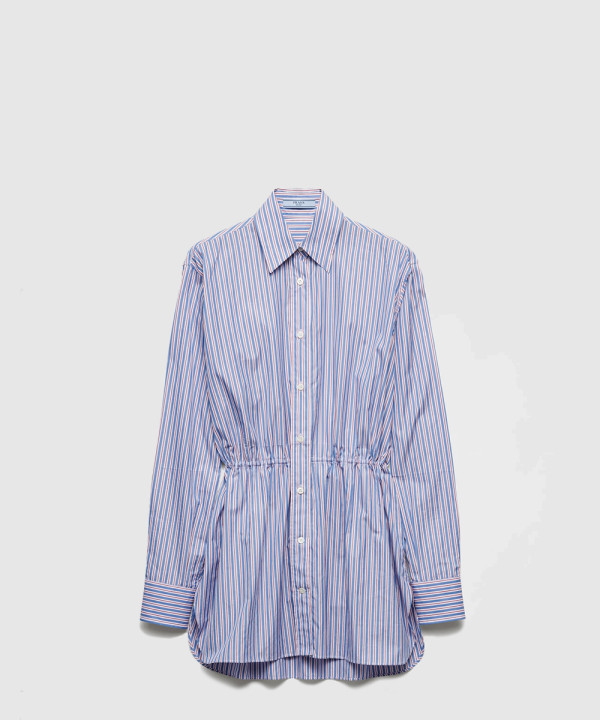 [PRADA-프라다]스트라이프 포플린 셔츠 P488HG