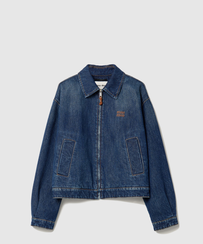 레플리카|이미테이션 miumiu-미우미우데님-트러커-재킷-gwb252