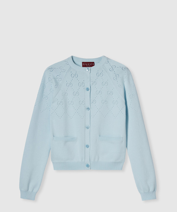 [GUCCI-구찌]GG 코튼 가디건 ‎836379