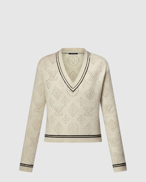 [LOUIS VUITTON-루이비통]스트라이프 악센트 풀오버 1AHJF4