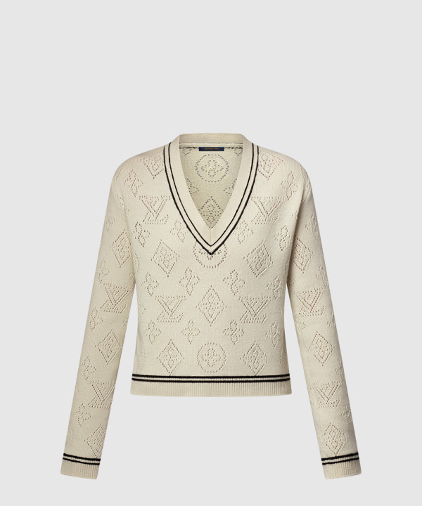 [LOUIS VUITTON-루이비통]스트라이프 악센트 풀오버 1AHJF4