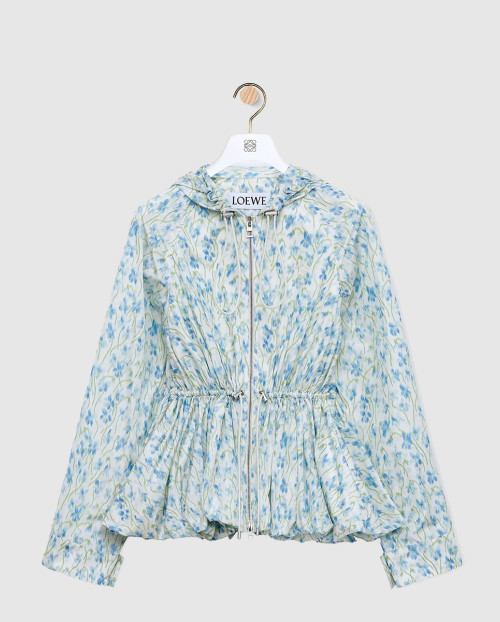 [LOEWE-로에베]후드 재킷 실크 혼방 태피터