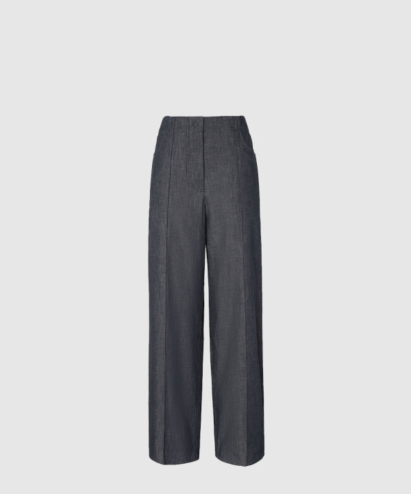 [FENDI-펜디]FF 샴브레이 팬츠 FLP878