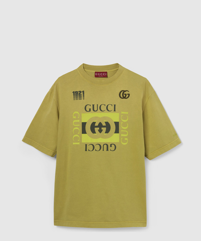 레플리카|이미테이션 gucci-구찌프린트-코튼-저지-티셔츠-798115-3