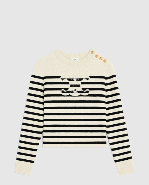 [CELINE-셀린느]크루넥 스웨터 울 캐시미어 RY0CC5