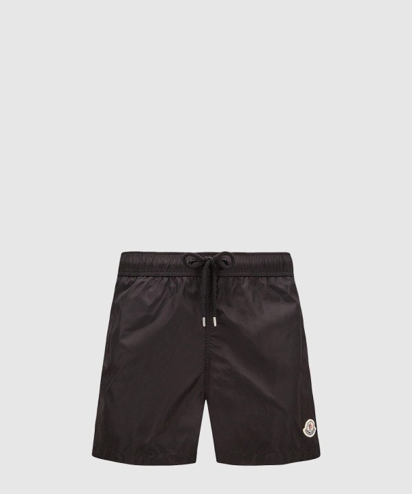 [MONCLER-몽클레어]로고 패치 스윔 쇼츠