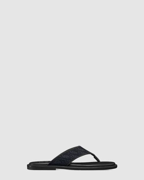 [DIOR-디올]Alias 오블리크 자카드 쪼리 샌들 슬리퍼 3SA16