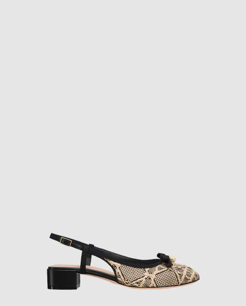 [DIOR-디올]Ballet 슬링백 펌프스 KCB97