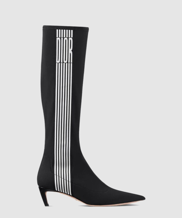 [DIOR-디올]스트레치 메시 옵티컬-D 힐 부츠 KCT14
