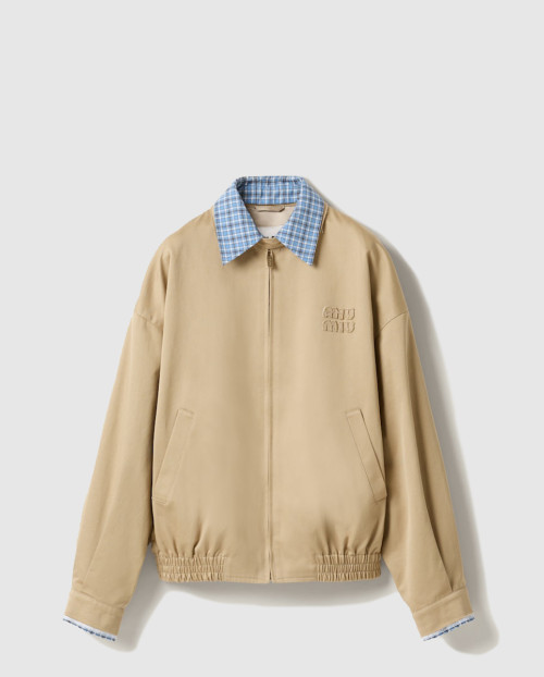 [MIUMIU-미우미우]치노 블루종 재킷 ML1216