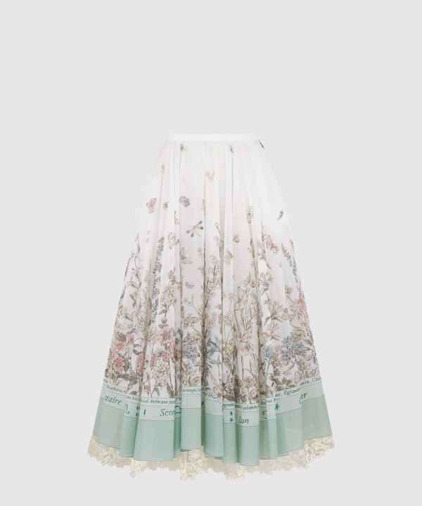 [DIOR-디올]플레어 미디 스커트 551J2