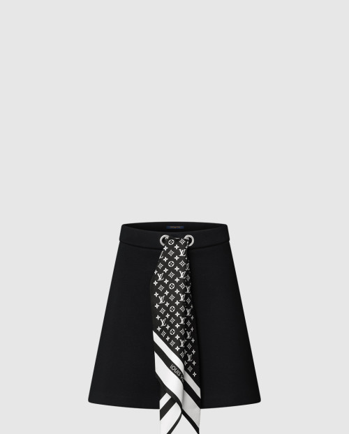[LOUIS VUITTON-루이비통]모노그램 스카프 미니 스커트 1AIR70