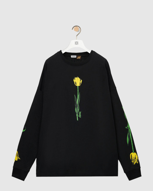 [LOEWE-로에베]롱 슬리브 티셔츠 코튼