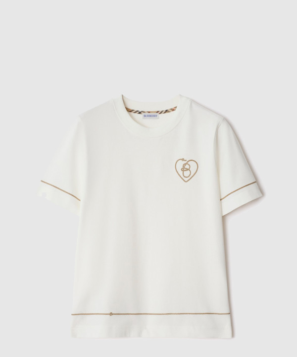[BURBERRY-버버리]B 하트 코튼 티셔츠 81099021