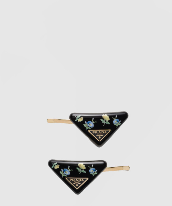[PRADA-프라다]플렉시글라스 및 메탈 헤어 바렛 1IF198