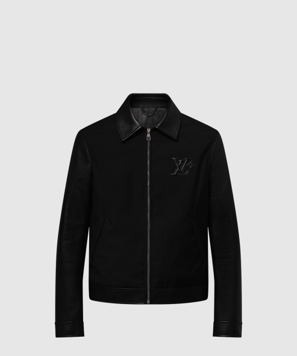 [LOUIS VUITTON-루이비통]레더 믹스 블루종 1AHVMC