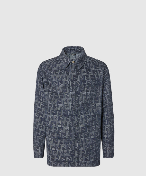 [FENDI-펜디]FF 자카드 데님 재킷 FW1321