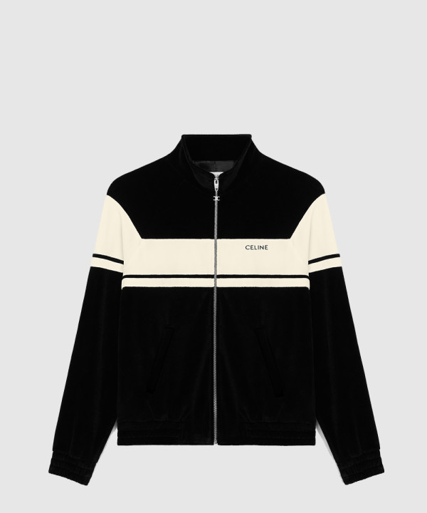 [CELINE-셀린느]트랙수트 재킷 벨벳 저지 RV0GB7