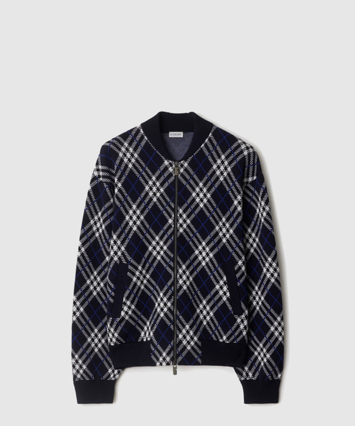 레플리카|이미테이션 burberry-버버리체크-울-블렌드-보머-재킷-81106321