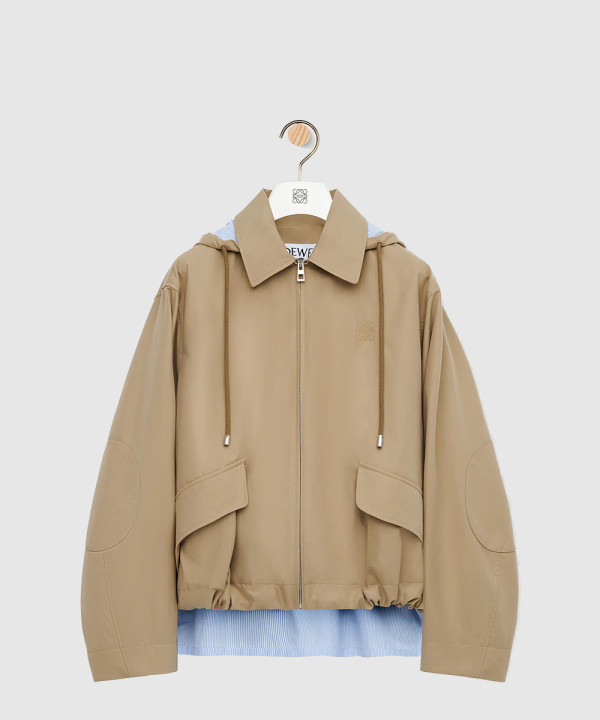 [LOEWE-로에베]후드 파카 코튼