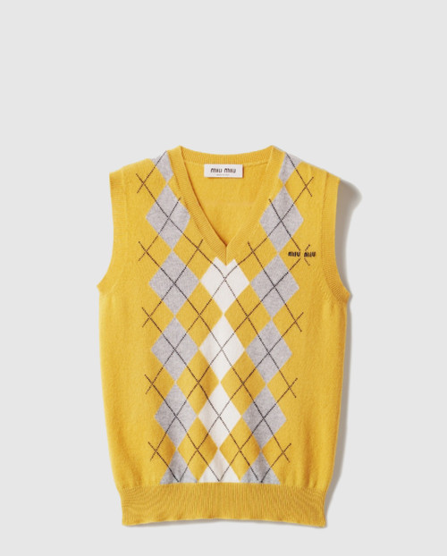 [MIUMIU-미우미우]캐시미어 베스트 MMV296