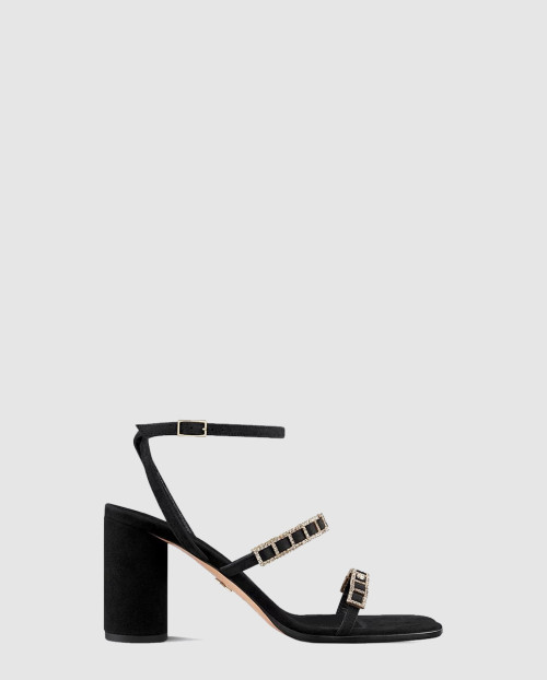 [DIOR-디올]Diorissime 스웨이드 힐 샌들 KCO28