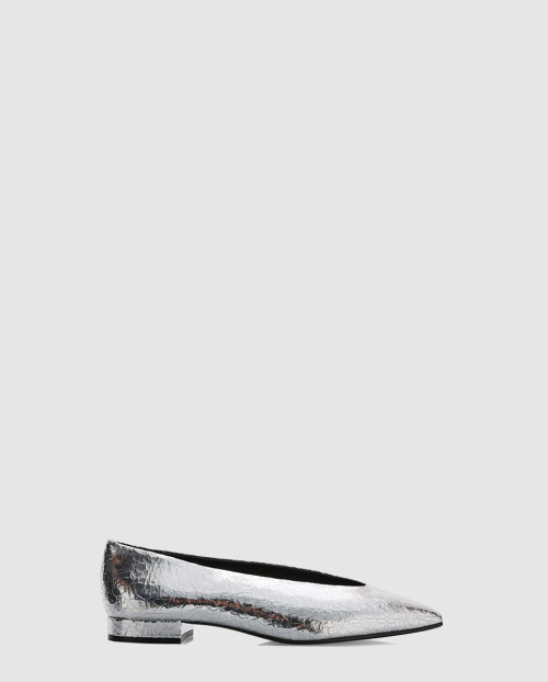 [LORO PIANA-로로피아나]금속 발레리나 플랫 FAN5143