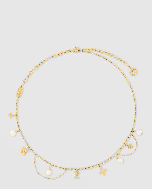 [LOUIS VUITTON-루이비통]블루밍 펄 목걸이 M02642