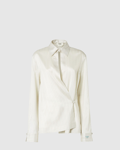 [FENDI-펜디]스트라이프 실크 셔츠 FS8287