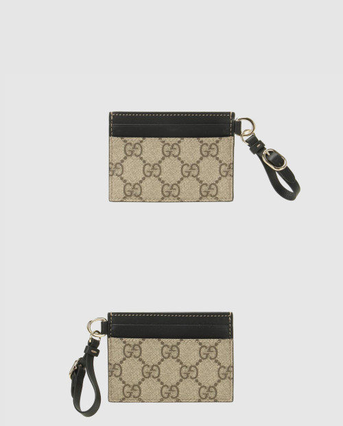 [GUCCI-구찌]GG 엠블럼 스트랩 카드 케이스 819121