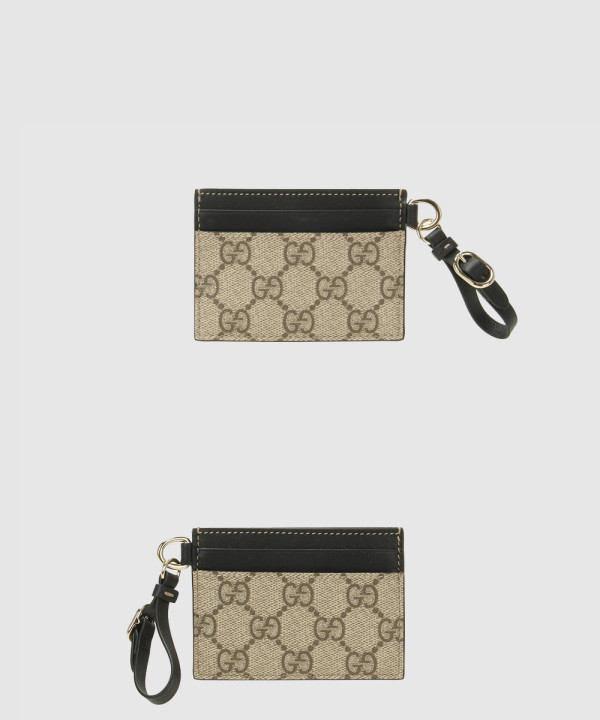 [GUCCI-구찌]GG 엠블럼 스트랩 카드 케이스 819121