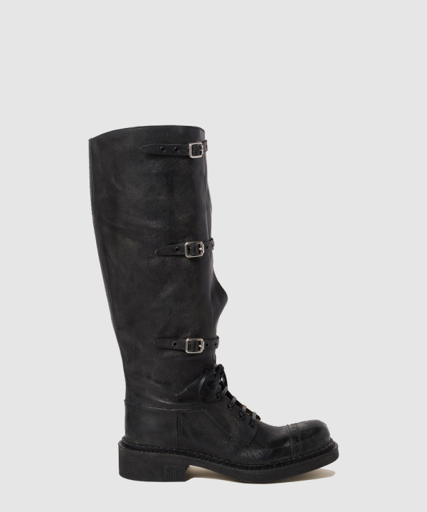 [MIUMIU-미우미우]가죽 부츠 5W315E