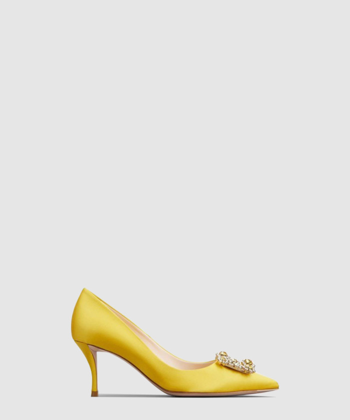 레플리카|이미테이션 roger-vivier-로저비비에플라워-스트라스-새틴-슈즈-4141